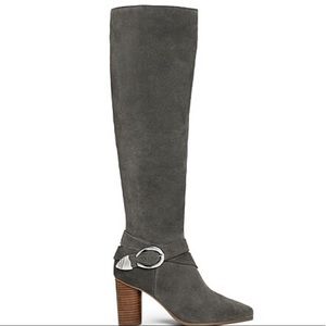 Aerosoles • Grey Knee High Suede Boot 8.5M